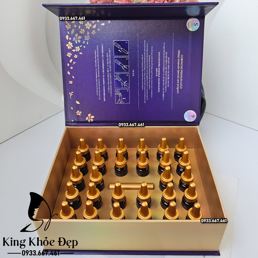 Tế Bào Gốc Guboncho 28 Days Ampoule Special Care Program – Liệu Trình Dưỡng Da Chuyên Sâu Trong 28 Ngày