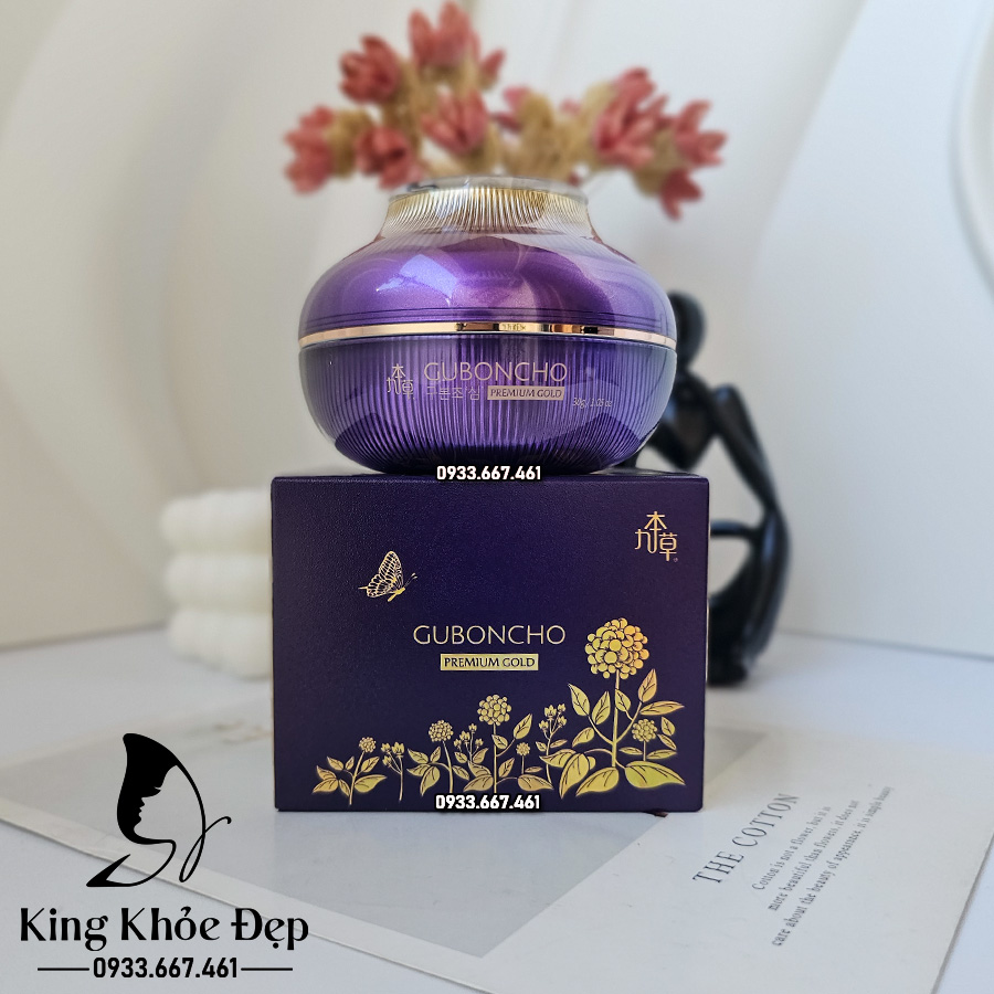 Kem Ban Đêm Guboncho Premium Gold Night Cream 30g – Phục Hồi Sâu, Tái Tạo Da Trong Giấc Ngủ