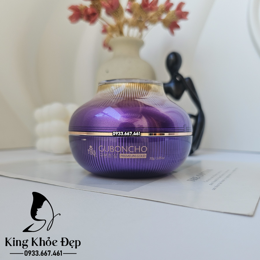Kem Ban Đêm Guboncho Premium Gold Night Cream 30g – Phục Hồi Sâu, Tái Tạo Da Trong Giấc Ngủ