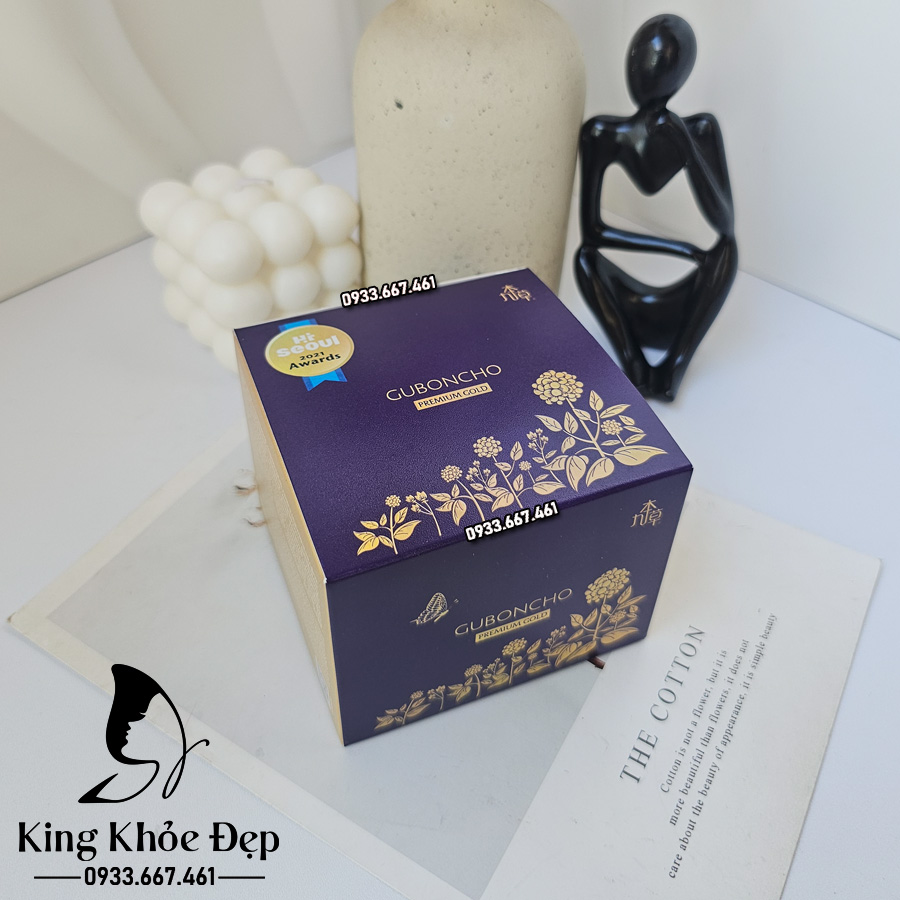 Kem Ban Đêm Guboncho Premium Gold Night Cream 30g – Phục Hồi Sâu, Tái Tạo Da Trong Giấc Ngủ