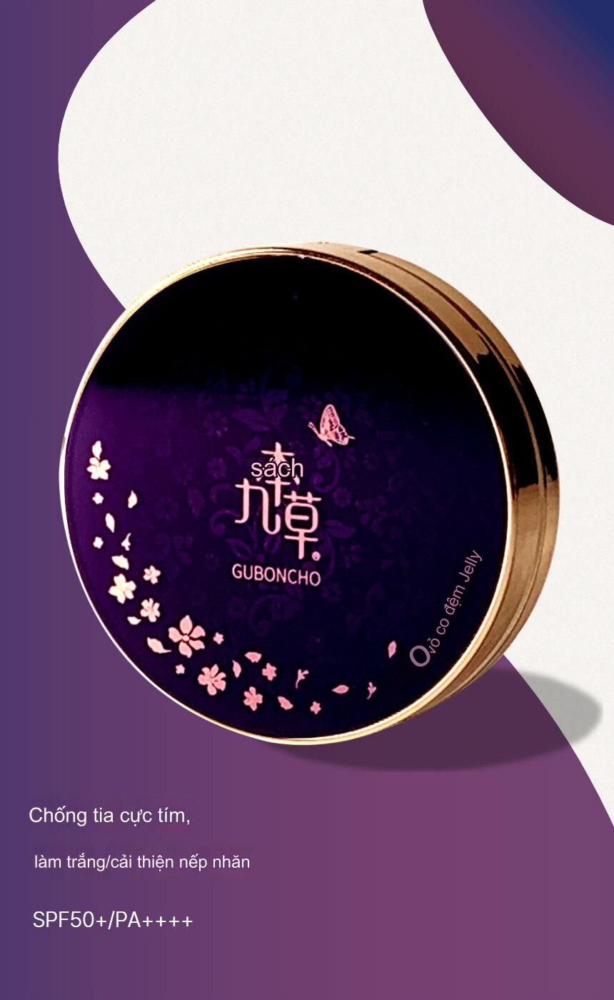 Guboncho Jelly Cover CC Cushion SPF50+++ với thiết kế sang trọng, bảo vệ và che phủ khuyết điểm cho làn da rạng rỡ tự nhiên